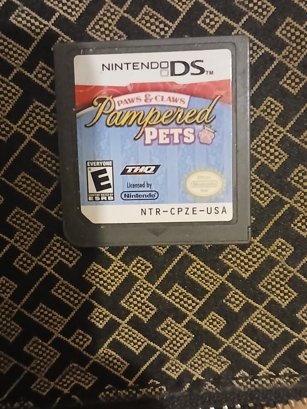 Nintendo DS Pampered Pets Cartridge - Blue and Red Label